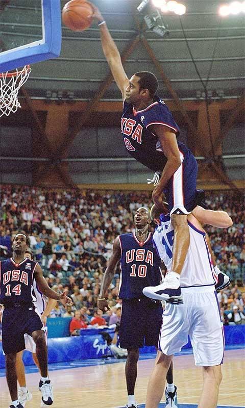 vince carter olympic dunk over 7. Vince Carter Olympics
