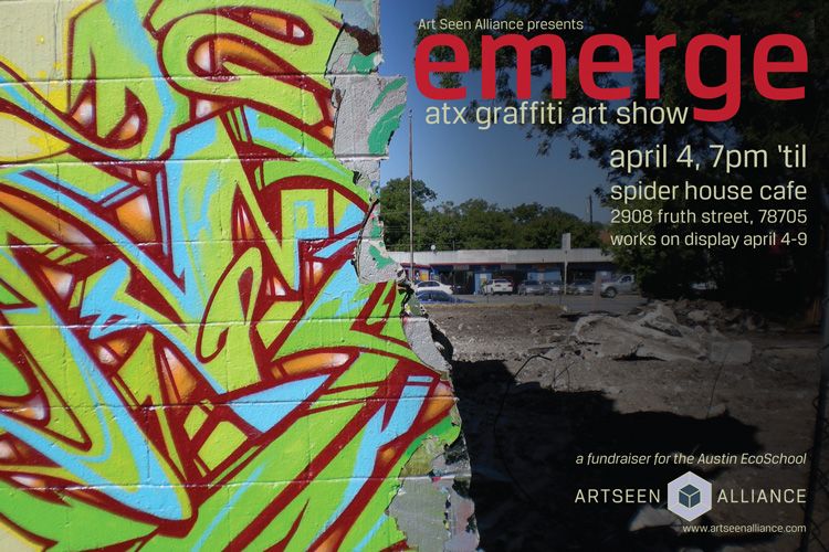 graffiti artists. Emerge-ATX Graffiti Art Show
