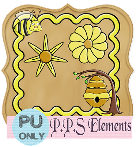 http://ladydspinkpalace.blogspot.com/2009/07/bumble-bee-frame.html