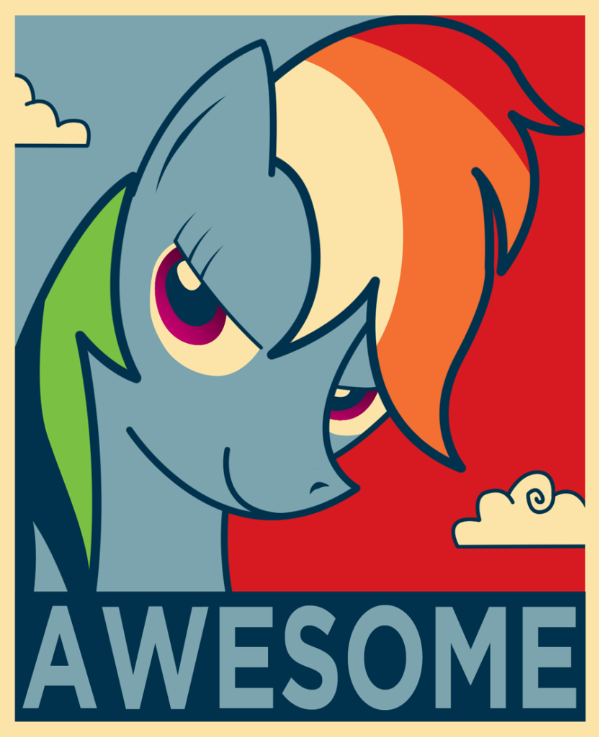 my little pony friendship is magic rainbow dash. Also, Rainbow Dash is awesome.