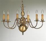 antique brass chandelier