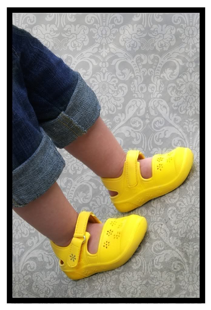 Yellow Crocs 2