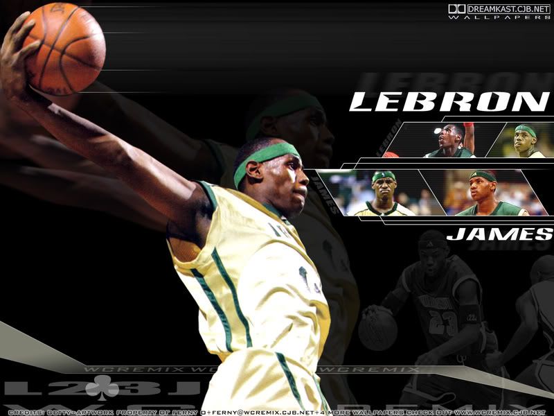 lebron james wallpaper. high school Wallpaper