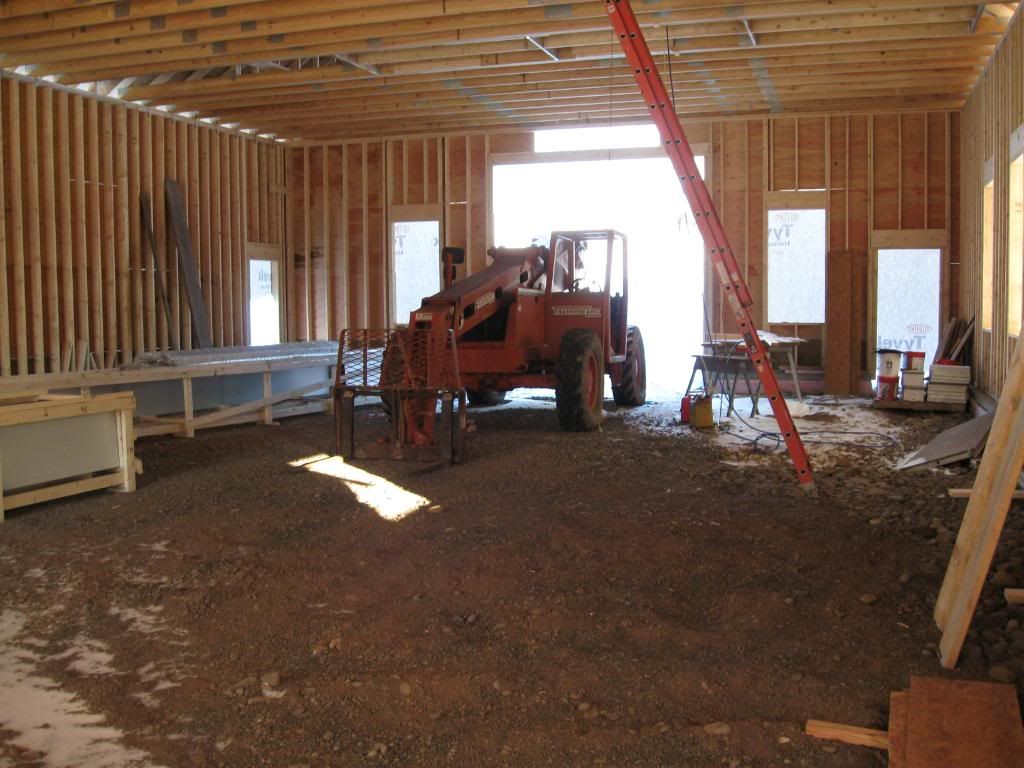  far left is the metal roof stored until the weather gives us a break