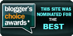 This site is nominated for Best Blog award!