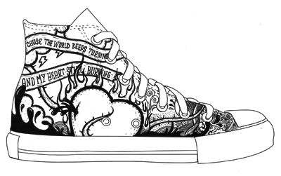 Customize Converse on Artwork 2 Custom Converse