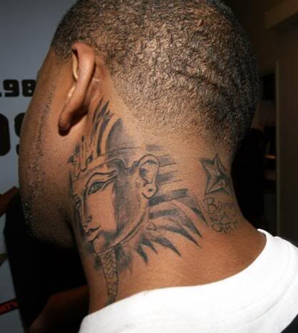 neck tattoo ancient egypt Neck Tattoo ancient Egypt and born a star
