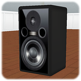 Black and chrome versatile anywhere speakers