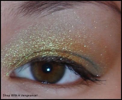 MAC Old Gold and Alice Cosmetics Sage Eye