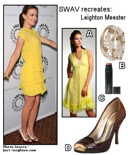 Leighton Meester Fashion Match