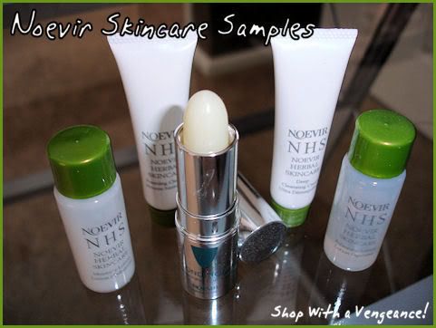 Noevir Skincare Samples
