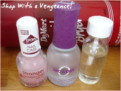 Shop With a Vengeance! Nail accouterments