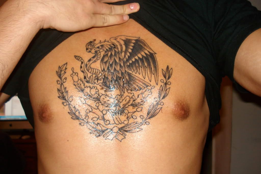 mexican flag tattoos. Mexican Flag