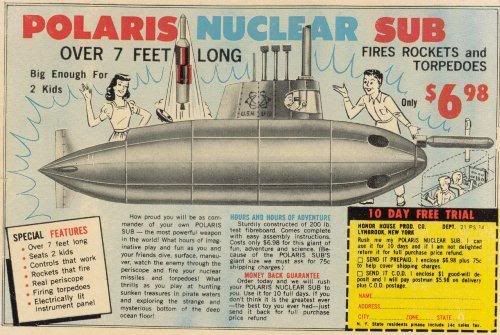 Polaris Submarine Comic Book Ad Pictures, Images and Photos