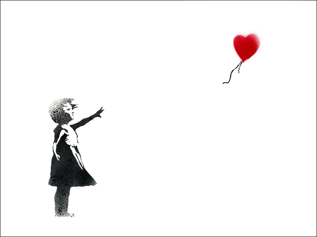 banksy heart