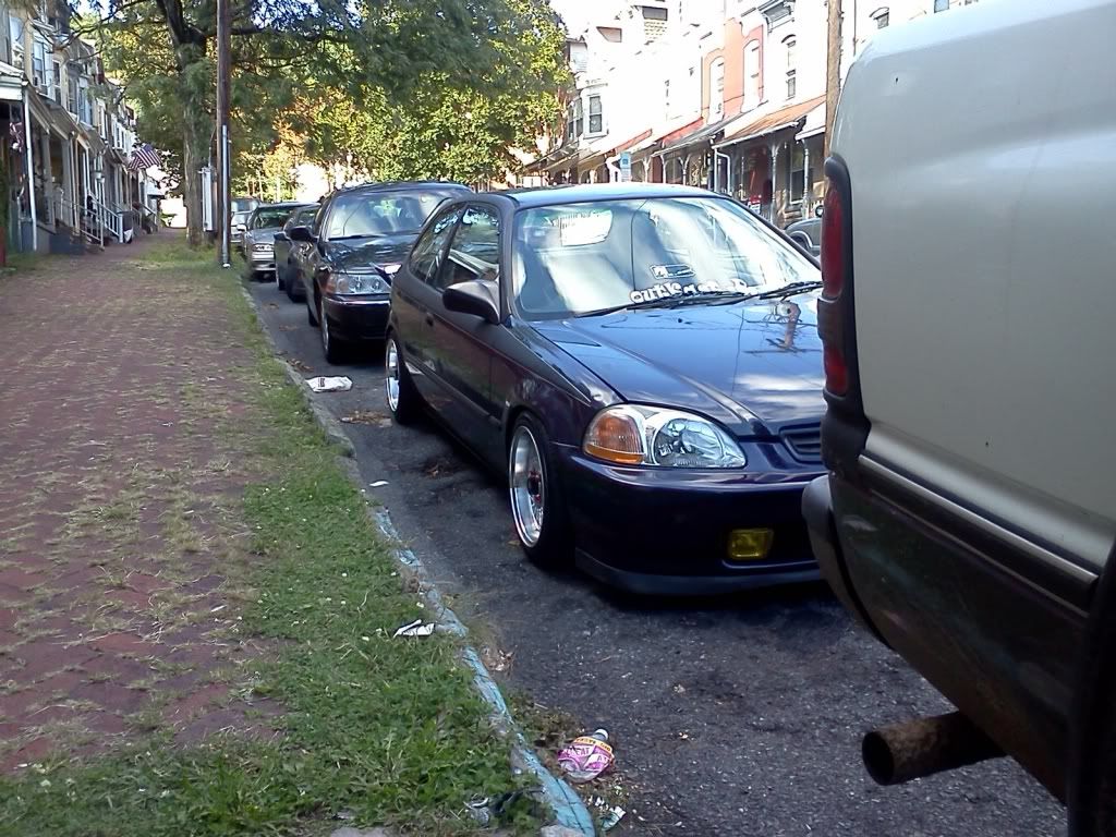 Purple Honda Accord