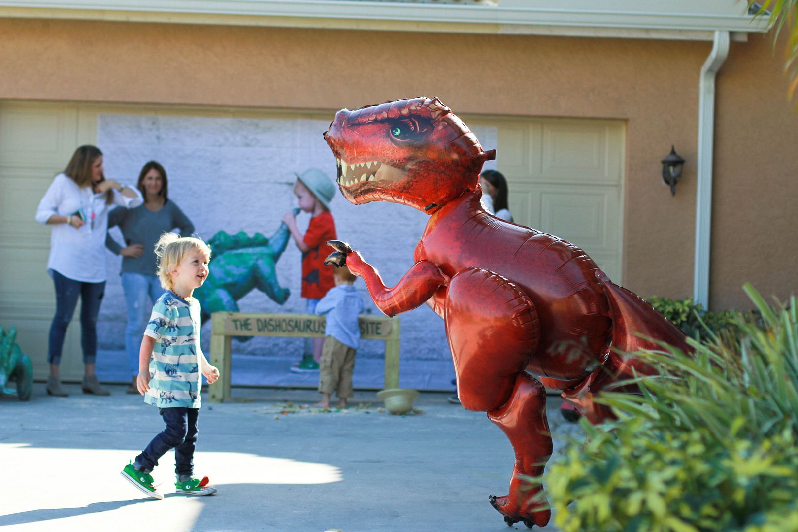 Dash Three Years A Dinosaur Party Enjoying The Small Things - 