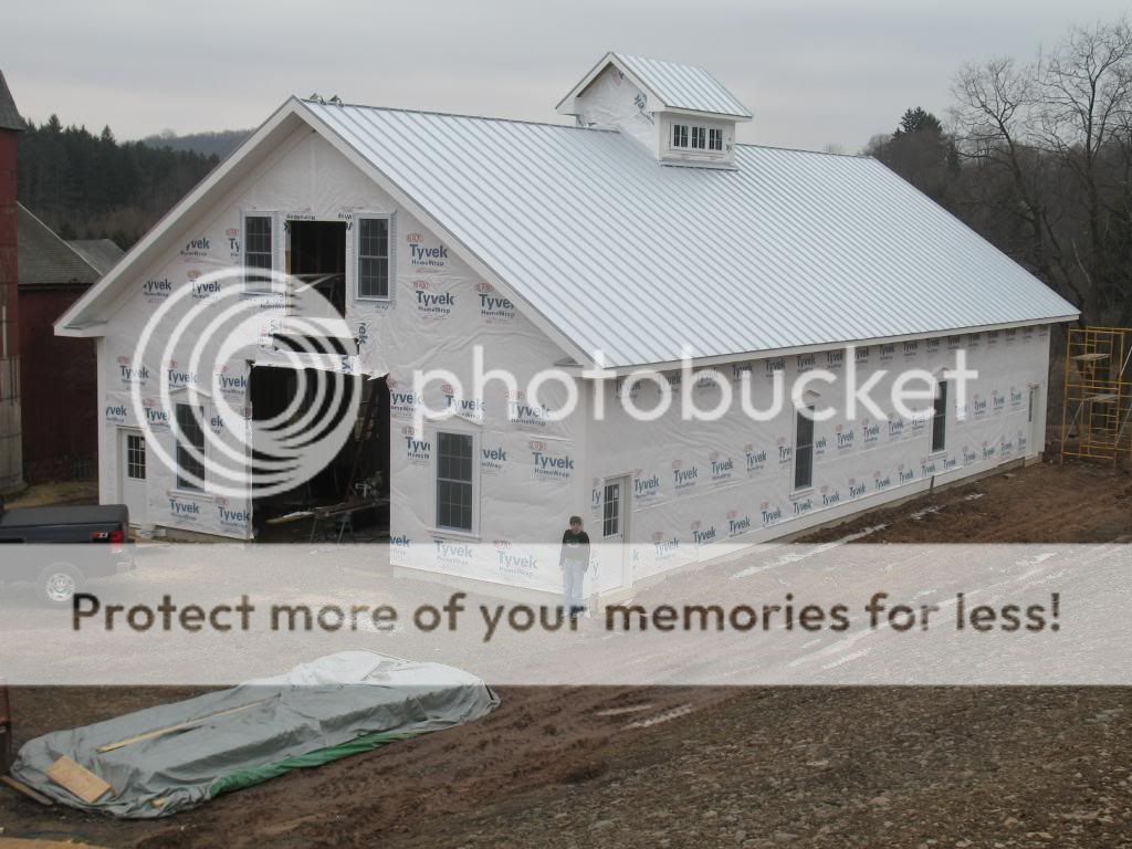 New 40'x80' Barn Going up - Pictures - Technical IH Talk - Red Power ...