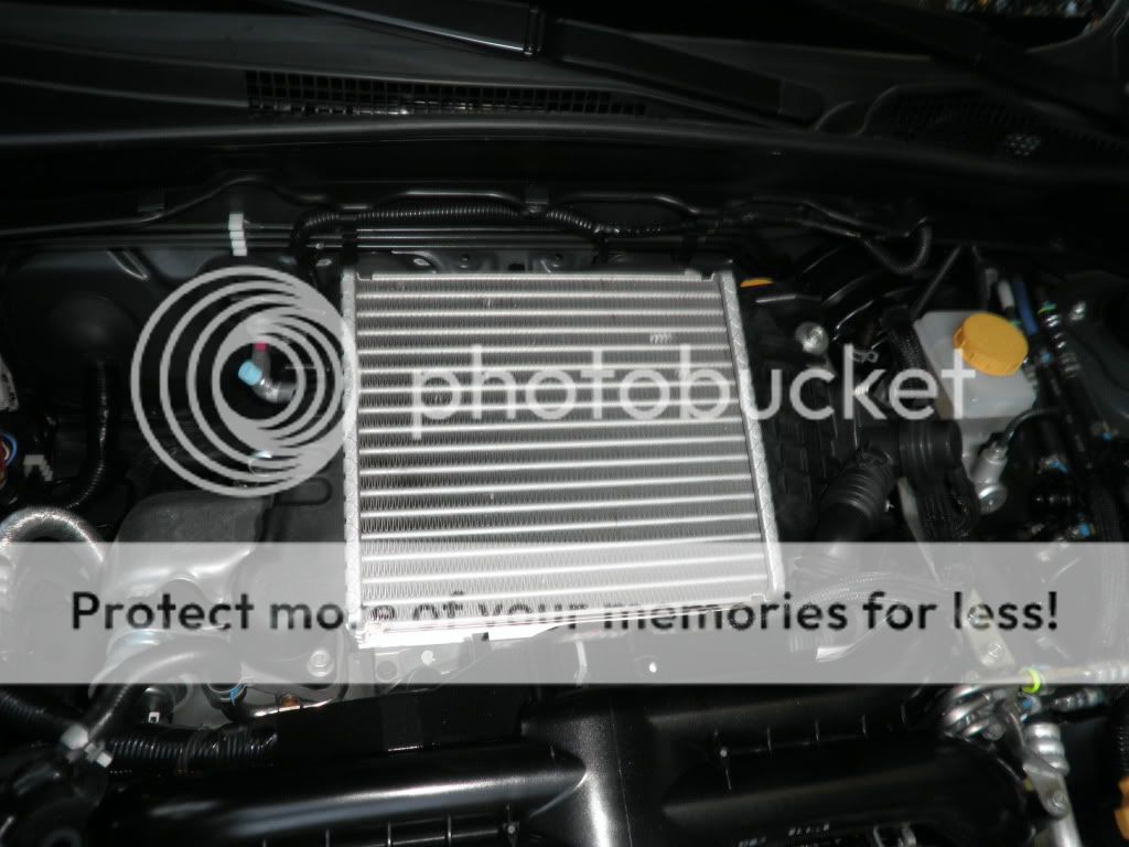 painted intercooler on '10 wrx!! NASIOC