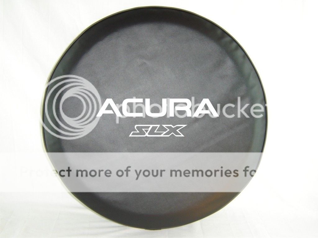 Sparecover® ABC Series Acura SLX 35 Mil Tuxedo Black HD Vinyl Tire 