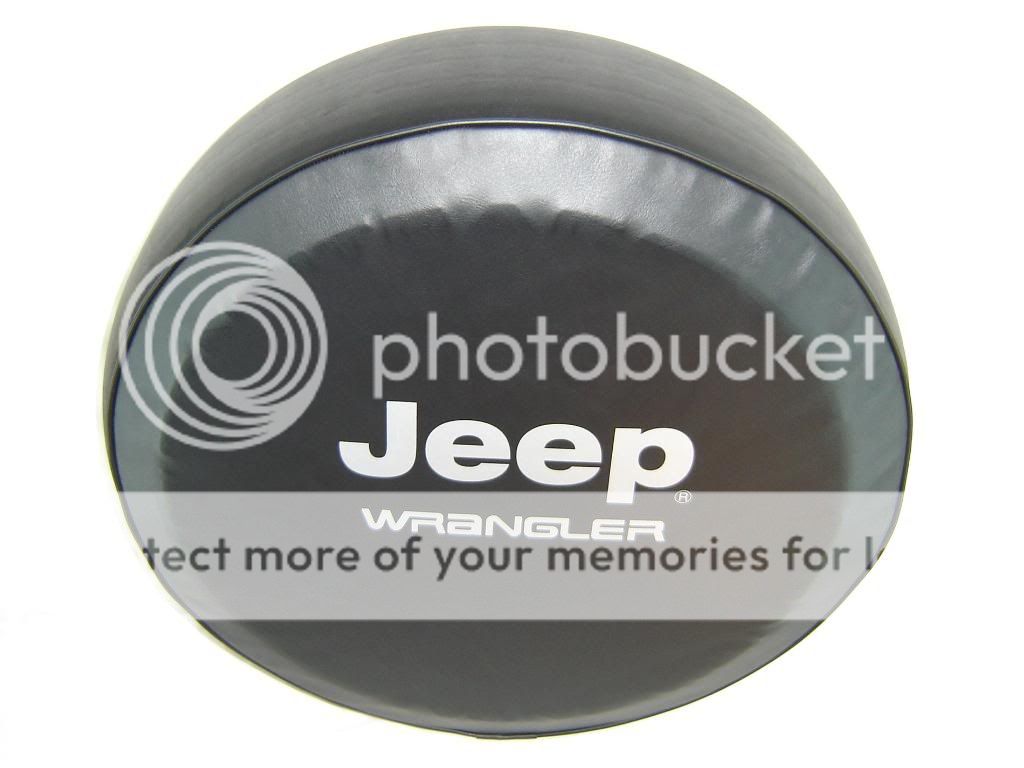 Sparecover® ABC Series Jeep® Wrangler Tire Cover 30 31 Black 35mil